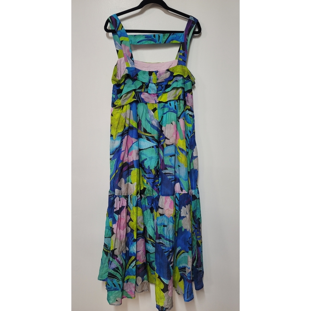 Anthropologie Sunny Midi Dress Size L - Picture 11 of 13